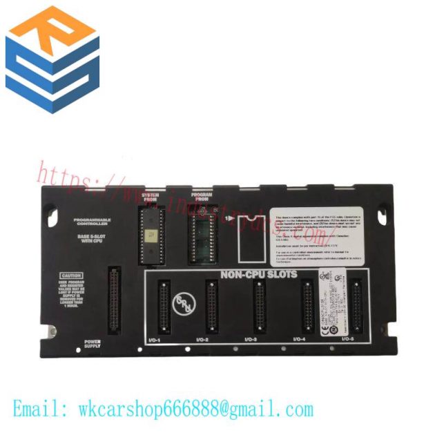GE IC693CPU313X - 05 Slot CPU Chassis, Advanced Control System Module