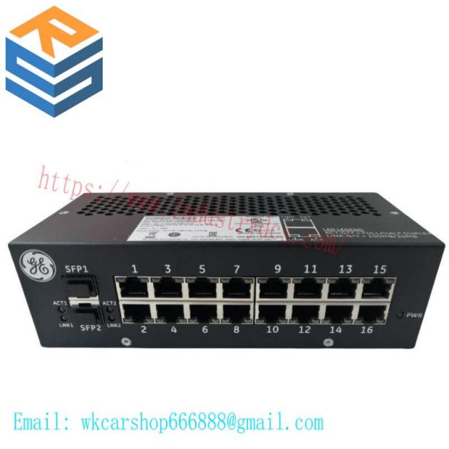 GE IS420ESWBH1A - High-Performance Industrial Ethernet Switch for Safety Control Systems