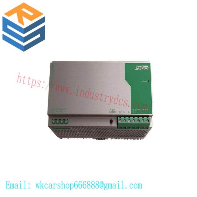 Phoenix QUINT-PS 3x400-500AC/24DC/30 Power Supply, for Industrial Control Systems