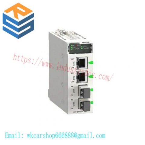 Schneider Electric BMXNRP0200 Fiber Optic Converter Module - Extended PLC Communication