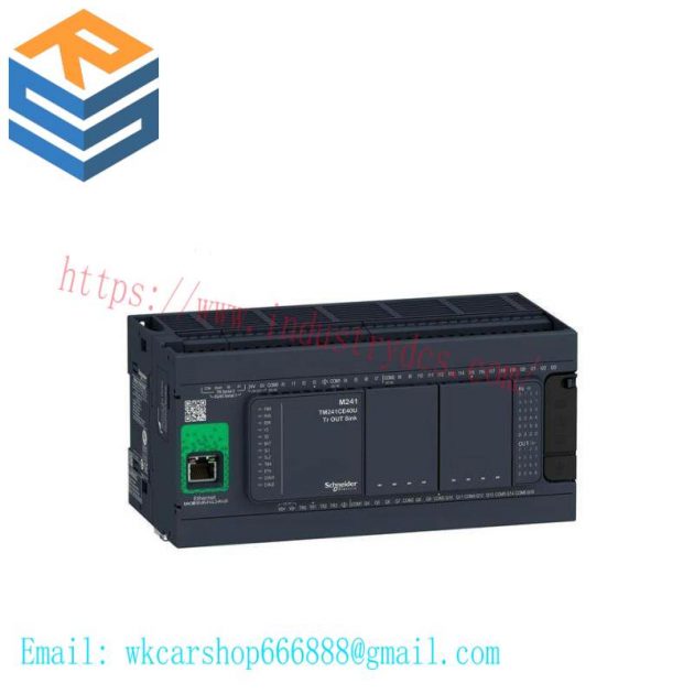 Schneider TM241CE40R: Mini USB Interface for Advanced Industrial Control Systems