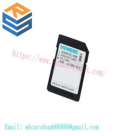 Siemens 6AV2181-8XP00-0AX0 Memory Card: Efficient Data Storage for Industrial Automation