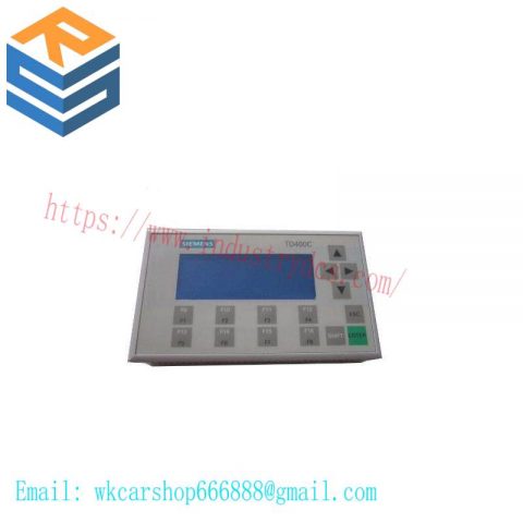 SIEMENS TD400C 6AV6640-0AA00-0AX0 Text Display, Industrial Control & Automation Equipment