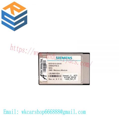 Siemens 6DD1610-0AH0 SIMADYN D Memory Submodule MS41