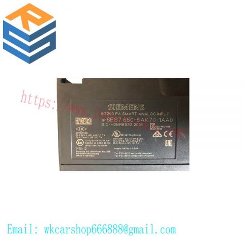 SIEMENS 6ES7650-8AK70-1AA0 Analog Input Module for Industrial Control Solutions