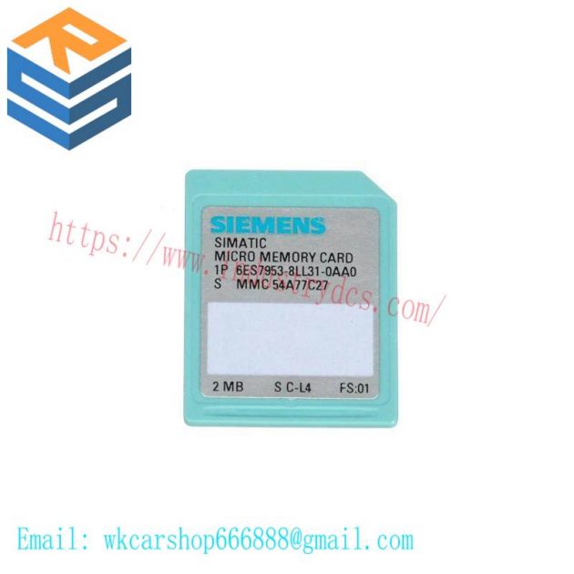 SIEMENS 6ES7953-8LL31-0AA0 Micro Memory Card for S7-300/C7/ET 200, Nflash, 64 KB