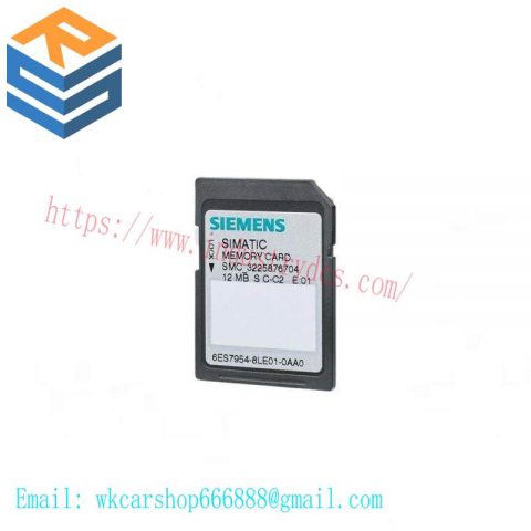 SIEMENS SIMATIC S7 Memory Card 6ES7954-8LC03-0AA0 for Industrial Automation