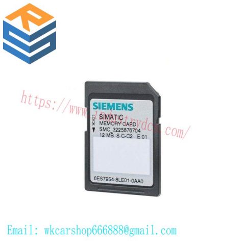 SIEMENS 6ES7954-8LE03-0AA0 Micro Memory Card, Designed for Precision Control Solutions