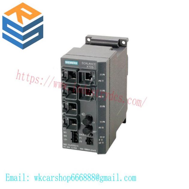 SIEMENS Scalance 6GK5106-1BB00-2AA3 Industrial Ethernet Switch, Compact & Reliable Networking Solution