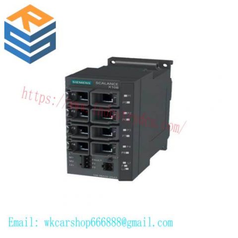 Siemens 6GK5108-0BA00-2AA3: Unmanaged Industrial Ethernet Switch for Reliable Network Connections