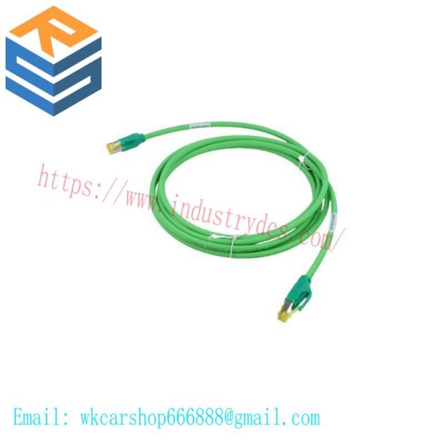 Siemens 6XV1870-3QH10 Industrial Ethernet Patch Cord, Cat 6A, 1 Meter