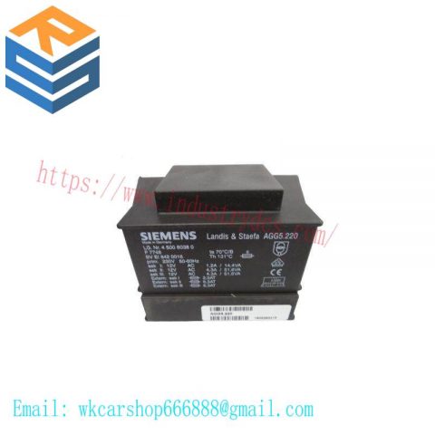 SIEMENS AGG5.220 Mains Transformer, LMV5 System Component