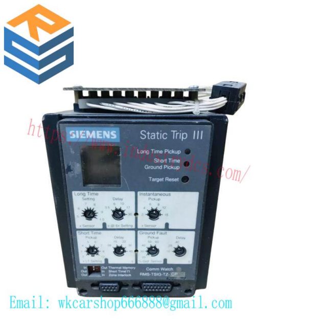 SIEMENS RMS-TSIG-TZ Static Trip - Advanced Control Module, High Performance & Reliability