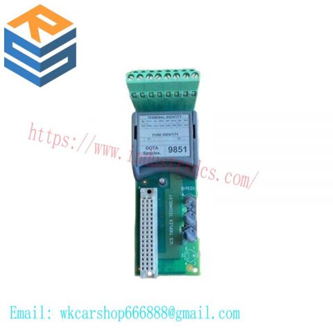 ICS TRIPLEX T9851 Analog Output Module - Precision Control in Manufacturing