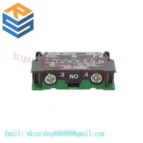 Rockwell Automation 800E-3X10 Contact Block, Industrial Control Systems, Electronics