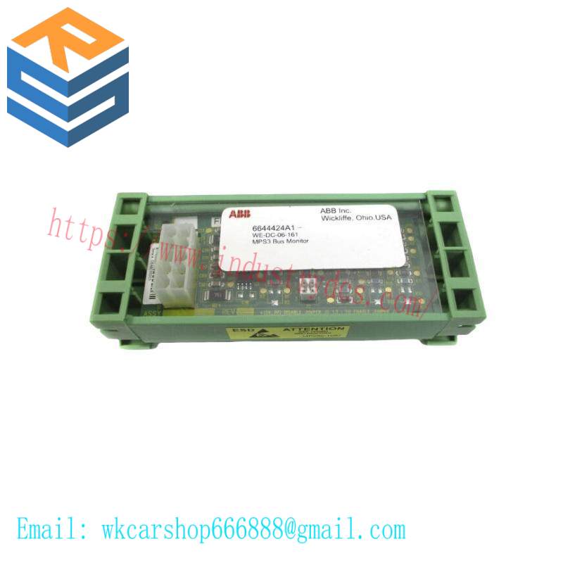 ABB WE-DC-06-161 6644424A1: High Precision Voltage Bus Monitor Assembly