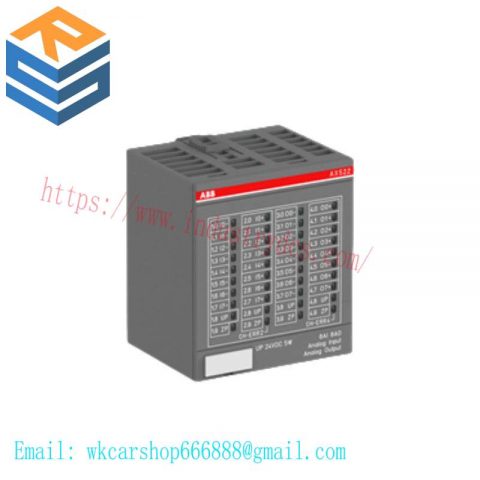 ABB AX522: 8AI/8AO Power Supply Module, Designed for Industrial Automation Excellence