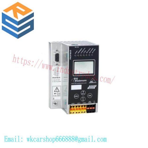 B+W BWU1569 AS-i 3.0 PROFIBUS Gateway, Stainless Steel, 2 Masters