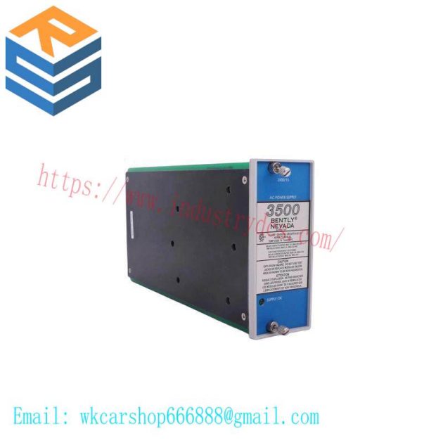 Bently Nevada 3500/15 106M1079-01 Power Supply Module - Industrial Grade, Reliable Energy Solution