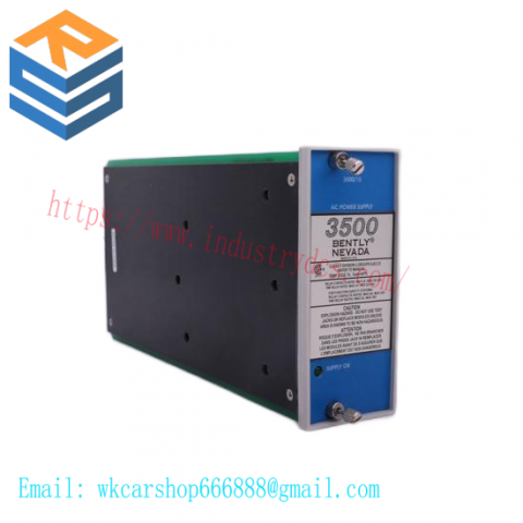 Bently Nevada 3500/15 133292-01: High-Precision Control Module for Industrial Automation