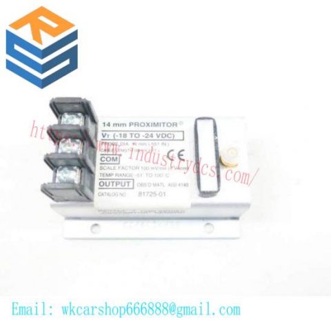 Bently Nevada 81724-00-08-10-02 New: Industrial Control Module, Advanced Automation Solutions
