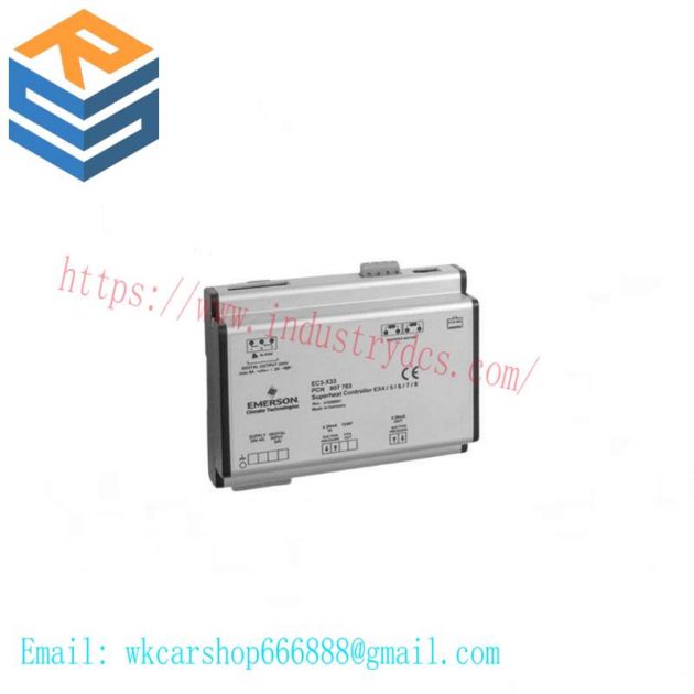 EMERSON EC3-X33 Universal Superheat Controller, Advanced Temperature Regulation for Industrial Applications
