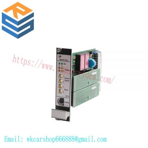 EMERSON A6312 Monitor Speed - Precision Industrial Control Module