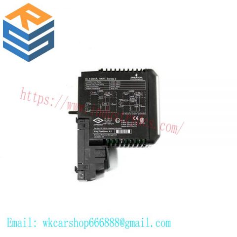 EMERSON KJ3002X1-BD1, 12P1033X102 Industrial Control Module