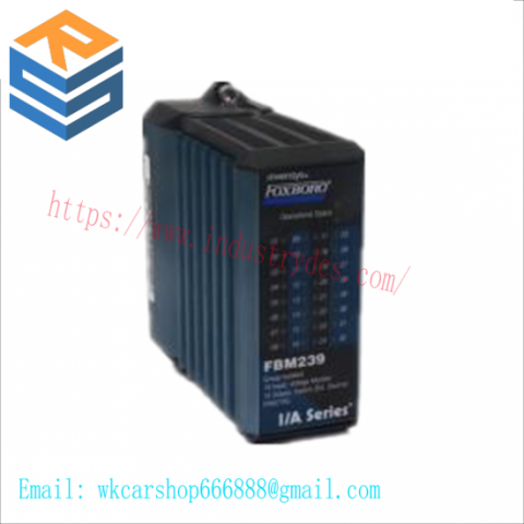 FOXBORO FBM239: Industrial Control Discrete Input/Output Module, Efficient 16DI/16DO for Automation Solutions