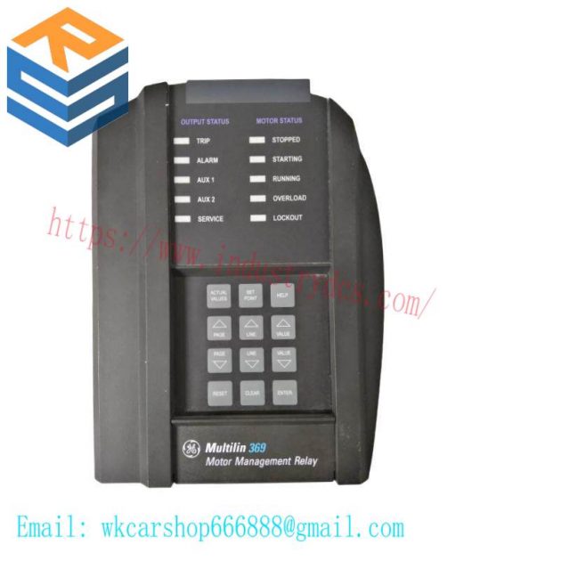 GE 369-HI-R-M-0-0 - Advanced Motor Management Relay for Industrial Applications