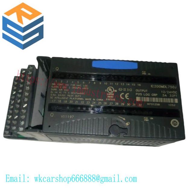 GE IC200MDL750J: Advanced VersaMax Output Module for Industrial Automation