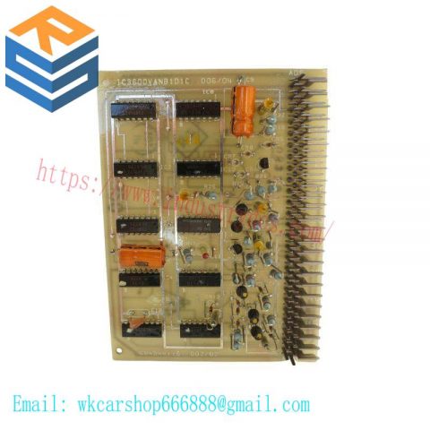 GE IC3600VANB1D1C: Advanced Control PLC Annunciator Board for Steam and Gas Turbines