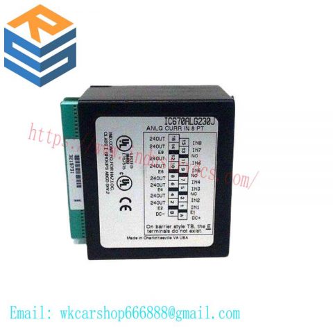 GE IC670ALG230 Analog Input Current Module - 8 Channel PLC Component