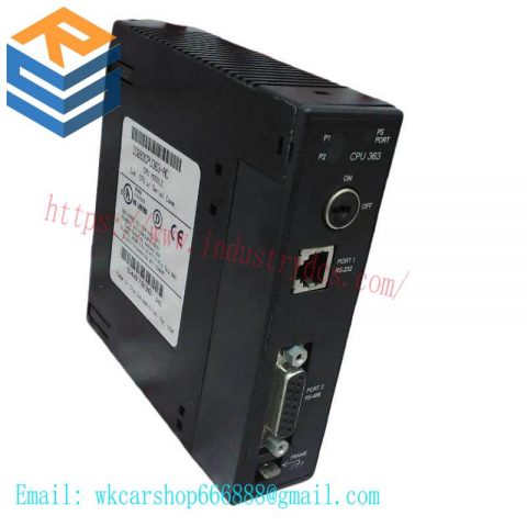 GE IC693CPU363: Advanced Single Slot CPU Module for Industrial Control Systems