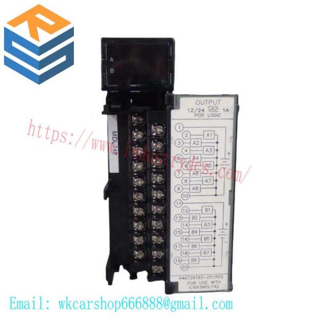 GE IC693MDL742C: Industrial ESCP Output Module for Precision Control