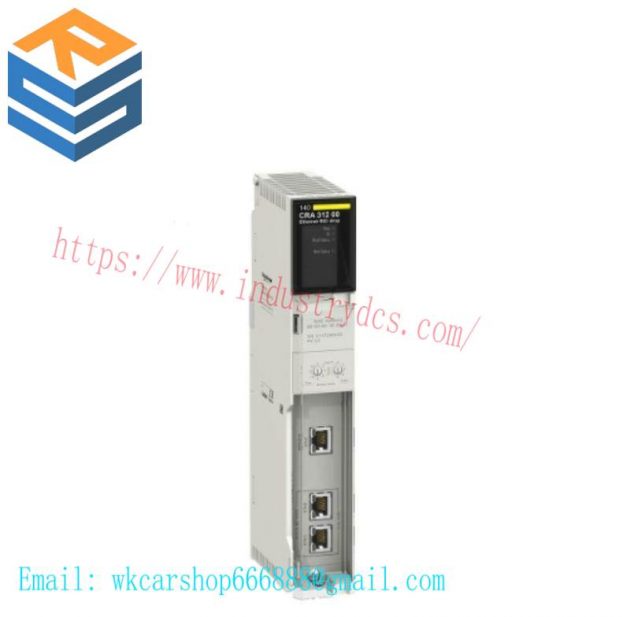 Schneider 140CRA31200 Ethernet RIO Drop E/IP 1CH Adaptor Module, for Industrial Automation Control Systems