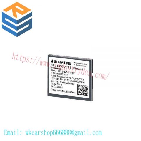 SIEMENS 6AU1400-2PA02-0AA0: 1GB Compact Flash Card for Industrial Automation