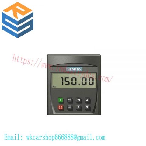 Siemens 6SE6400-0BP00-0AA1 MICROMASTER 4 Basic Operator Panel - Industry Standard Control Solution