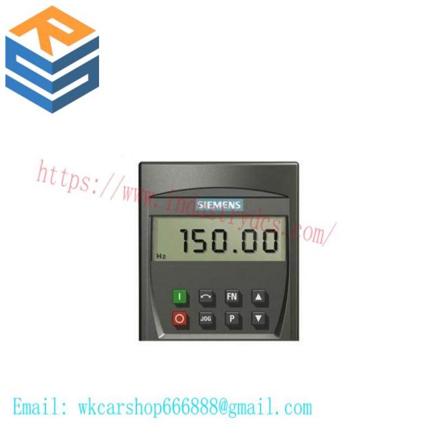 Siemens 6SE6400-0BP00-0AA1 MICROMASTER 4 Basic Operator Panel - Industry Standard Control Solution