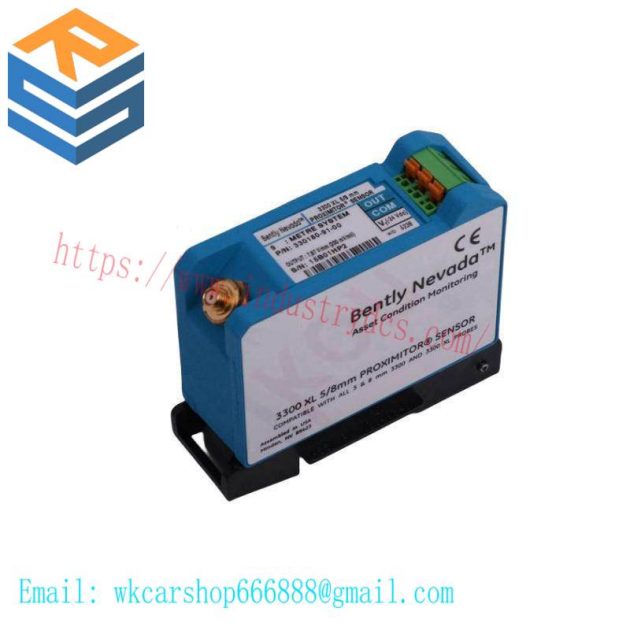 BENTLY NEVADA 3300/16 Dual Vibration XY/GAP Monitor, Industrial Monitoring System