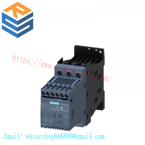 SIEMENS 3RW30 S00 Screw Soft Starter 6.5A, 480V, 110-230V