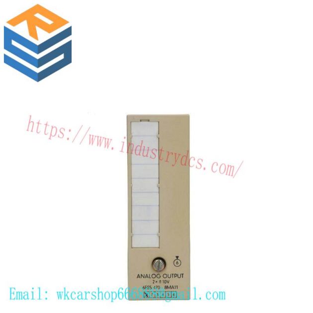 SIEMENS 6ES5470-8MA11 Analog Output Module - Precision Control for Industrial Automation