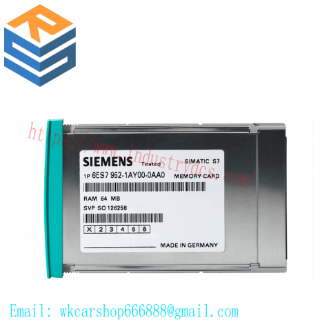SIEMENS 6ES7952-1KL00-0AA0 Memory Card: Industrial Control Module