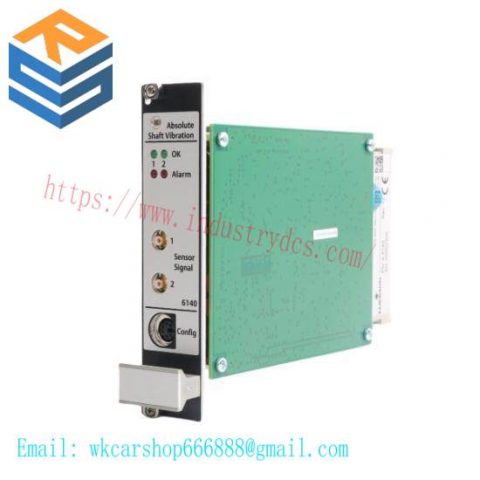 Emerson A6140 Vibration Monitor - Reliable Sensor Technology for Industrial Applications