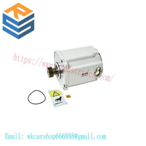 ABB 3HAC037163-003 Industrial Motor with Pinion, White RAL 9003