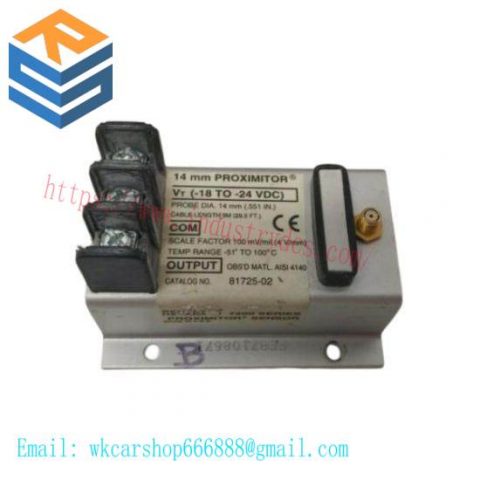 Bently Nevada 81725-02 Proximity Transducer, Industrial Control Solutions