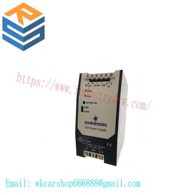 EMERSON 1X01047H01L1 Ovation DeltaV Power Module: Industrial Control Excellence