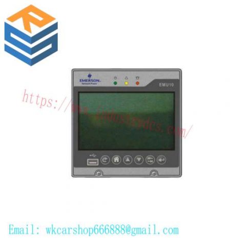 EMERSON EMU10 DC Monitor Module - High Precision Industrial Control Solution