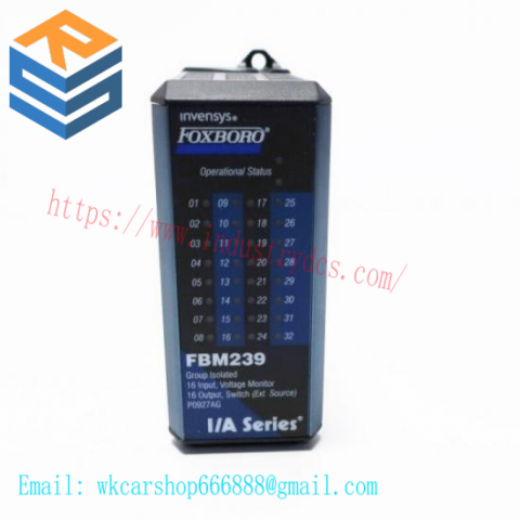 Foxboro FBM239 P0927AG: Advanced Process Control Voltage Monitor, 16 Input/Output Modules