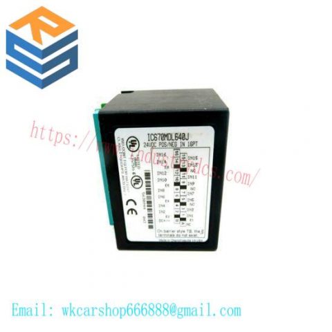 General Electric FANUC IC670MDL640J Input Module: Advanced Industrial Control Solution